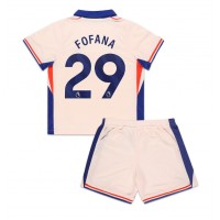 Camiseta Chelsea Wesley Fofana #29 Visitante Equipación para niños 2024-25 manga corta (+ pantalones cortos)